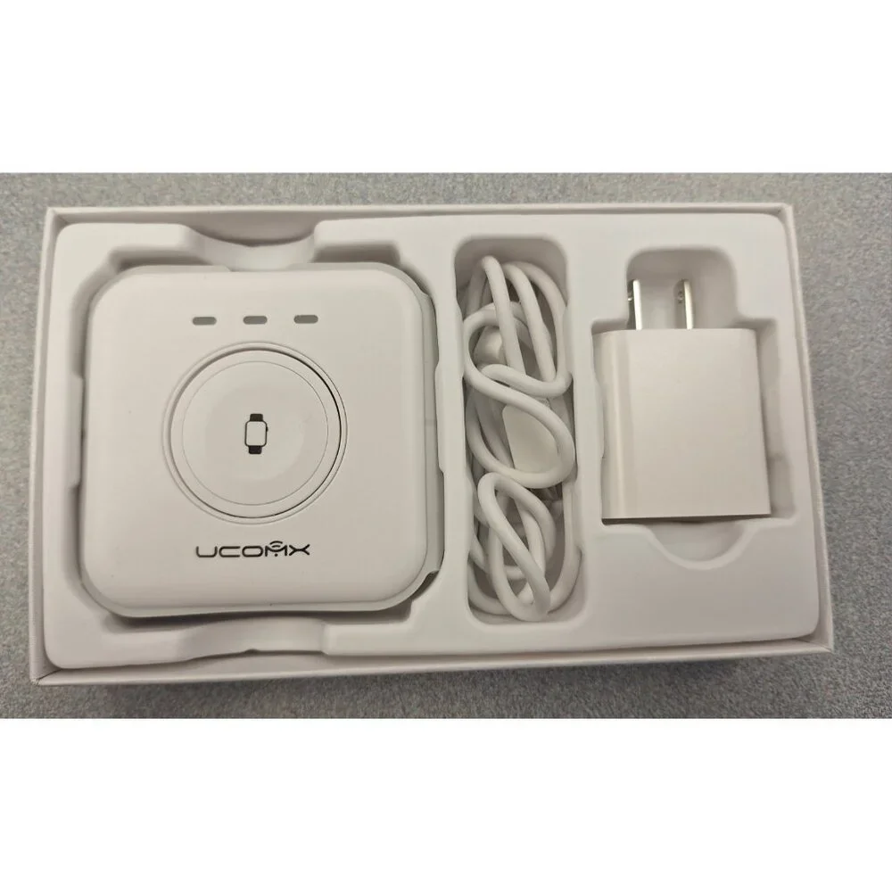 UComx Nano 3 In 1 Wireless Charger iPhone, Magnetic Foldable White New In Box